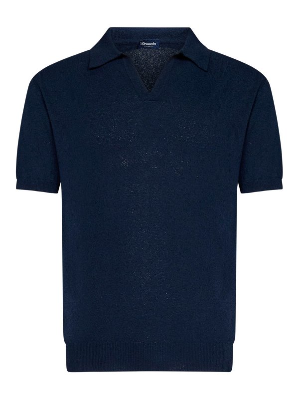 DRUMOHR: Poloshirts - Poloshirt - Blau