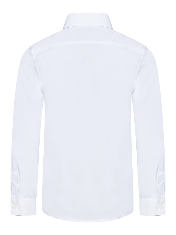 DSQUARED2: shirts online - White cotton shirt for boys