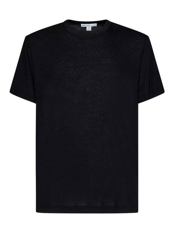 JAMES PERSE: crew necks - Black crewneck t-shirt