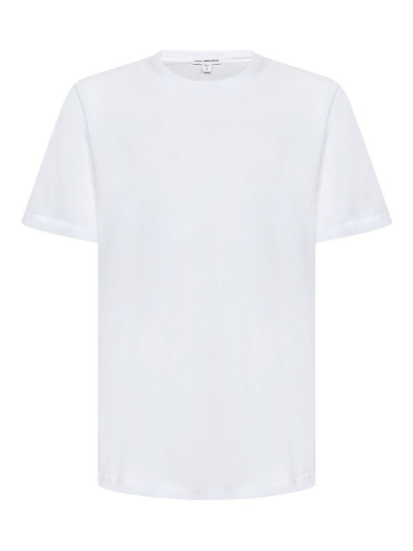 JAMES PERSE: Strickpullover mit Rundhalsausschnitt - Rundhalspullover - Weiß