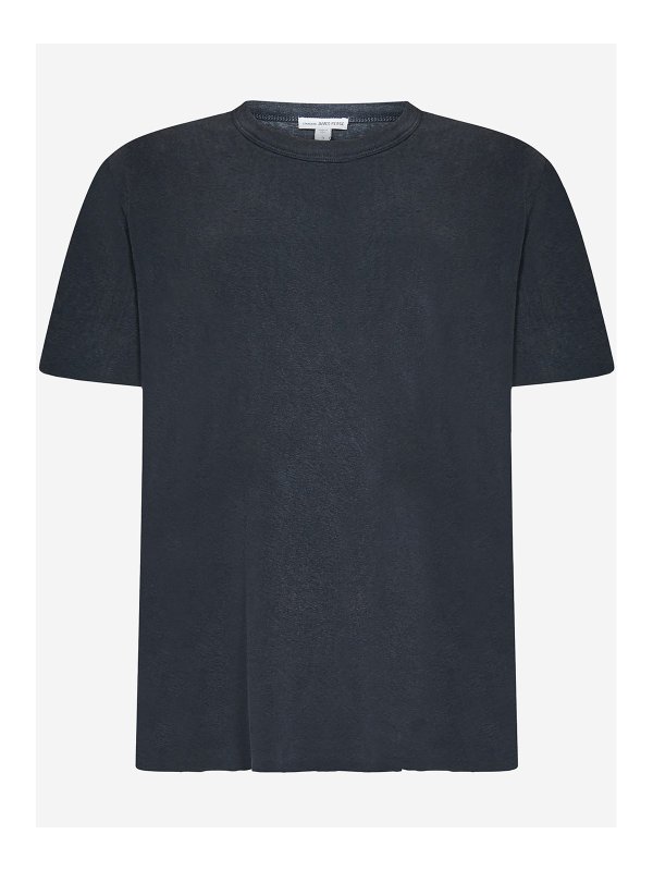 T-shirts James Perse - Garment-dyed gray cotton t-shirt - MRBJ3479MGMP