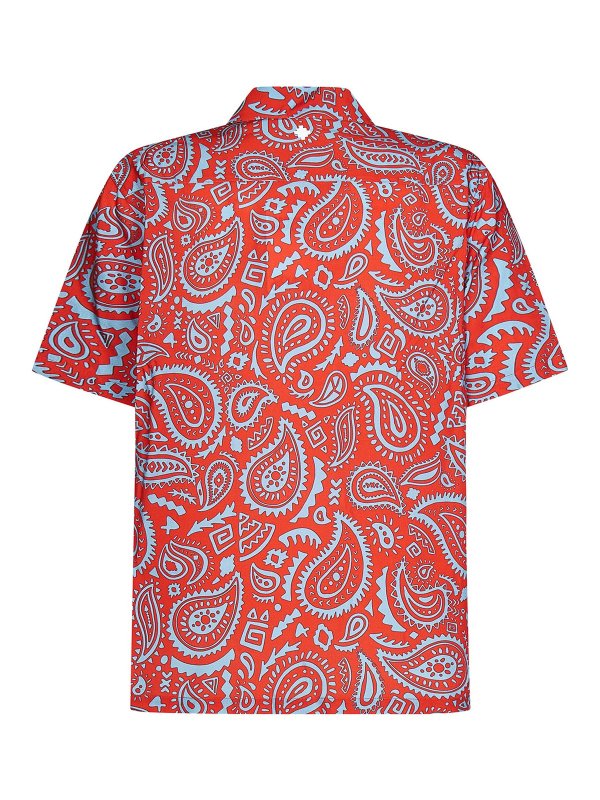 Marcelo Burlon County Of Milan: shirts online - Red hawaiian shirt