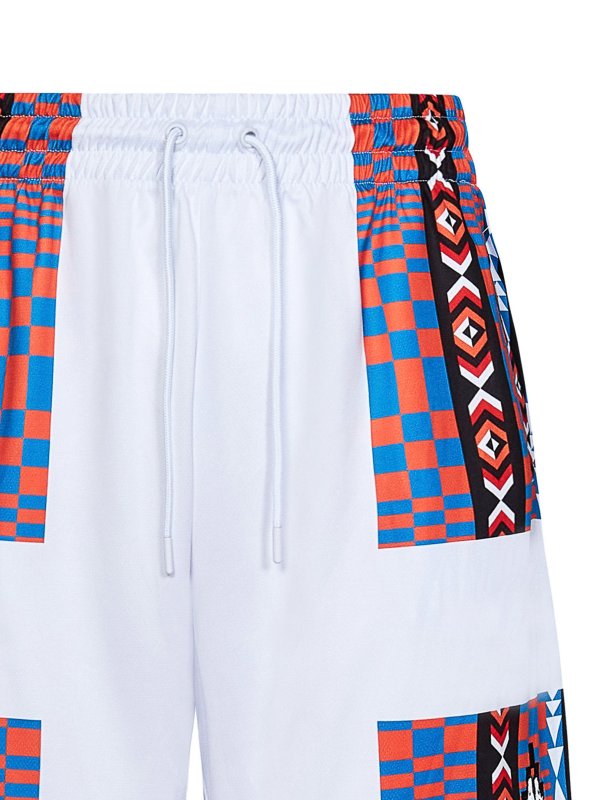 ショートパンツ - 白 shop online: Marcelo Burlon County Of Milan