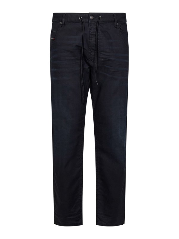 DIESEL: Jeans Rectos - Vaqueros Rectos - Negro