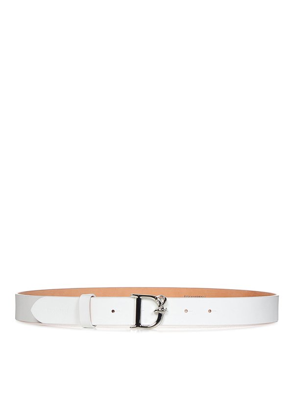 DSQUARED2: Cinturones - Cinturón - Blanco