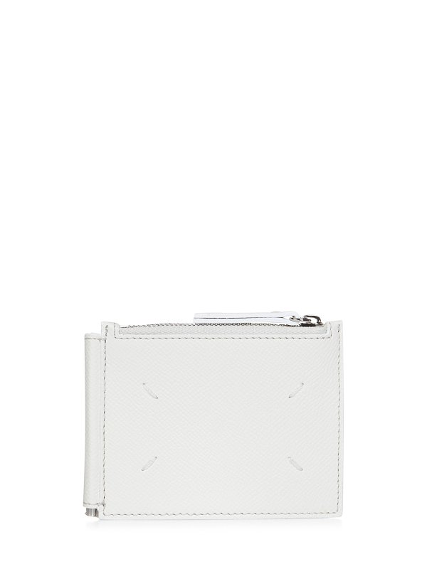 Maison Margiela: wallets & purses online - White gra