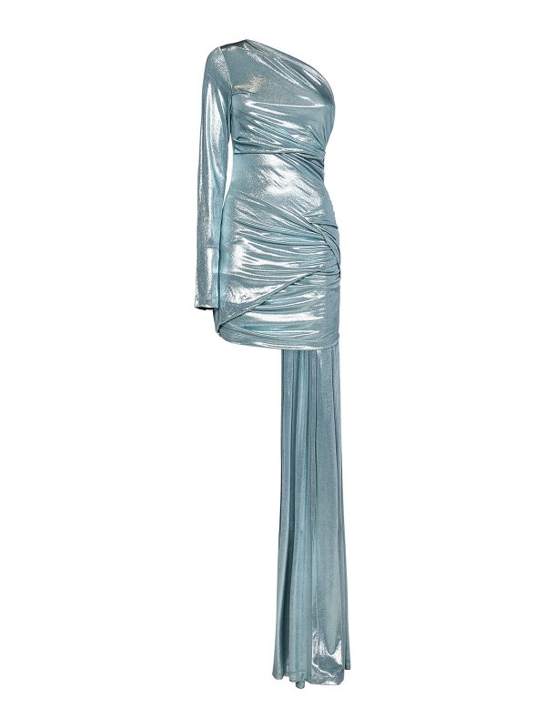 OFF-WHITE: Vestidos de cóctel - Traje - Plata