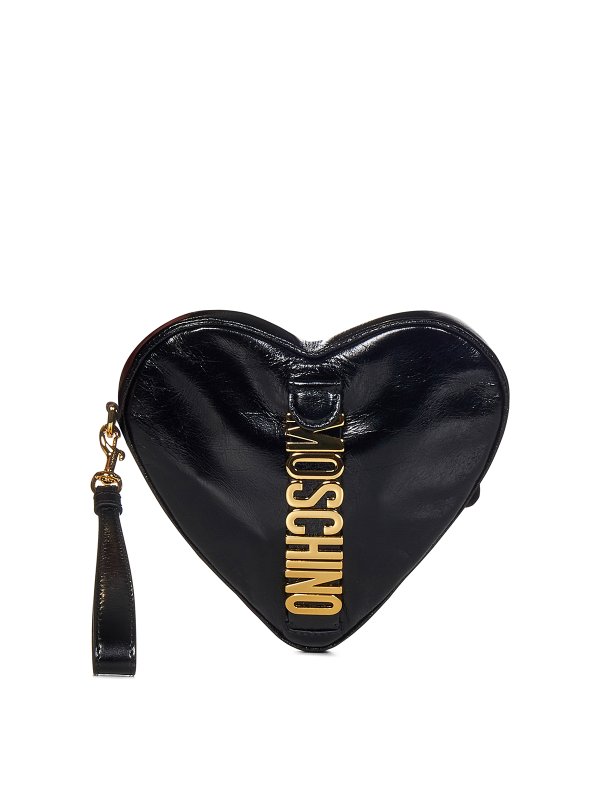 MOSCHINO: clutches - Black sh