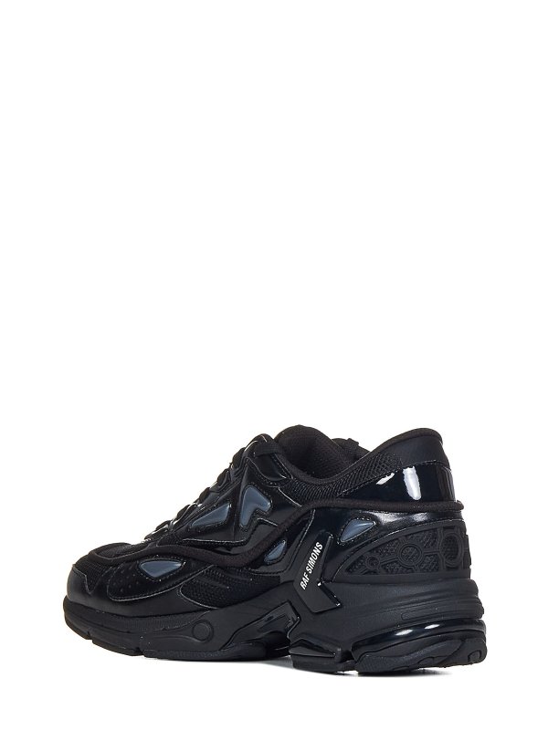 iKRIX RAF SIMONS: trainers - Black low-top mesh and eco-leather sneakers