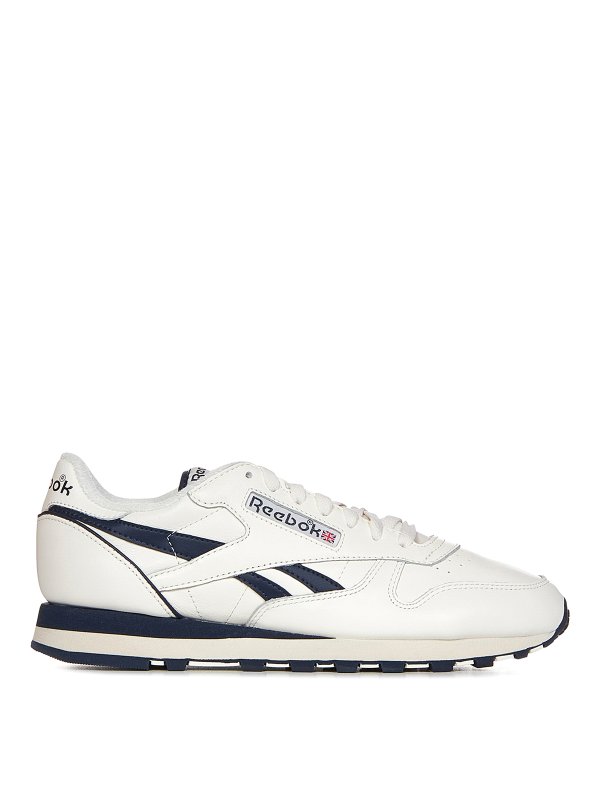REEBOK: trainers - Chalk-colored leather sneakers