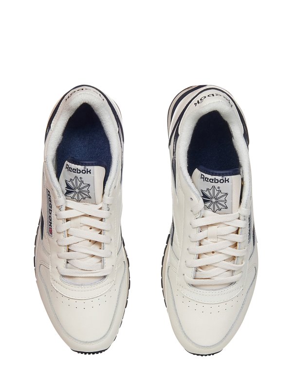 Chalk-colored leather sneakers shop online: REEBOK