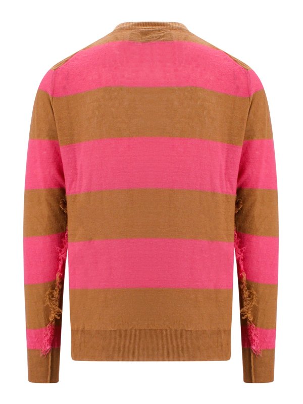 AMARANTO: Strickpullover mit Rundhalsausschnitt online - Rundhalspullover - Nude