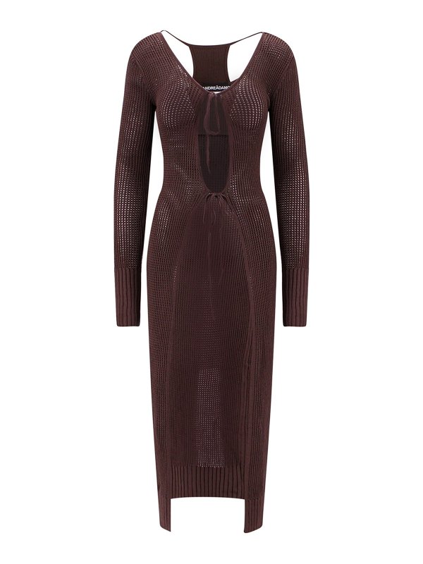 ANDREĀDAMO: Cardigans - Cardigan - Marron