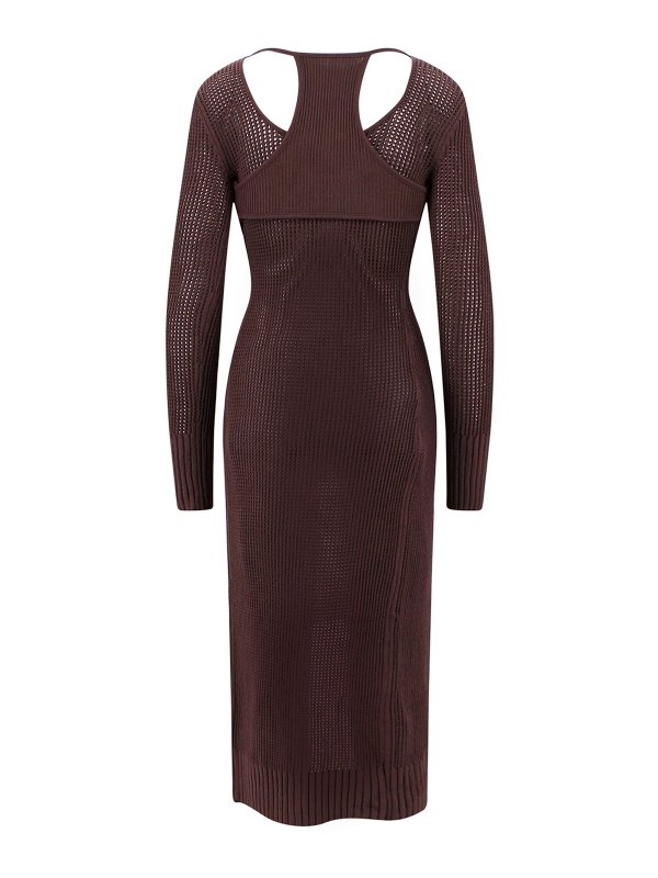 ANDREĀDAMO: Cardigans online - Cardigan - Marron