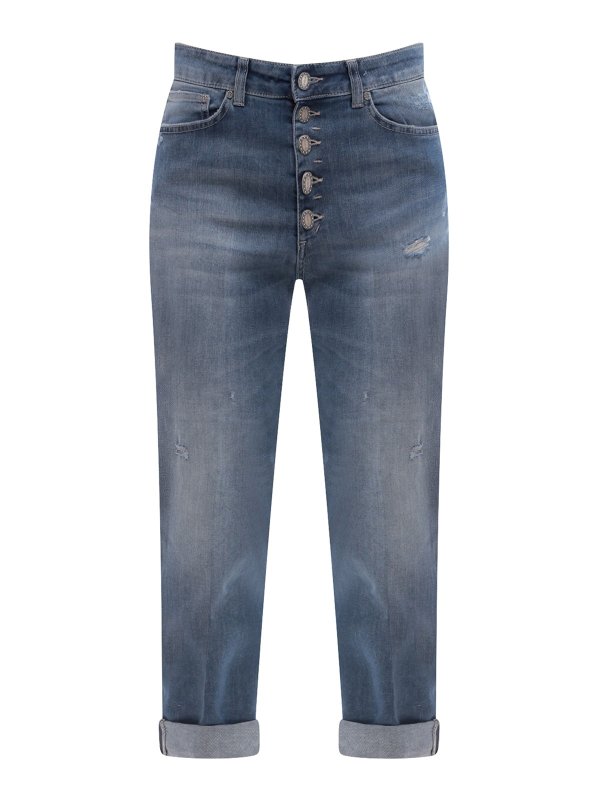 パンツ DONDUP Women Straight Pants DP268B DF0266 IO8800 Blue Dondup pants - Blue - Women | DP268BDF0266IO8800 | thebs.com