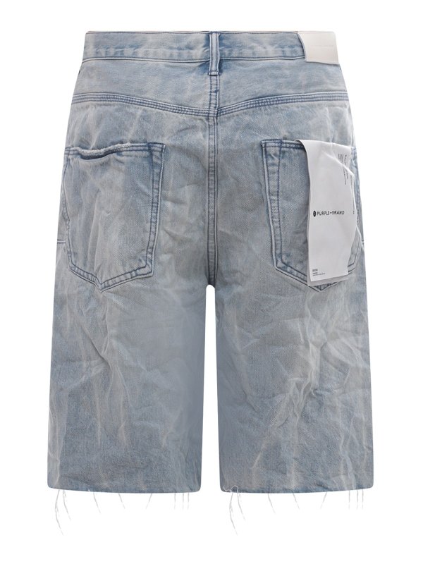 PURPLE BRAND: トラウザーショーツ online - ショートパンツ - ブルー