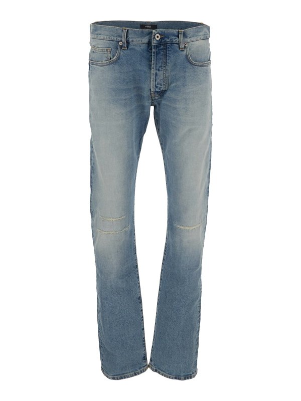 14BROS: Jeans Rectos - Vaqueros Rectos - Lavado Claro