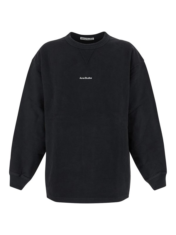 Acne Studios: Sweatshirts & Sweaters - Acne studios black sweatshirt