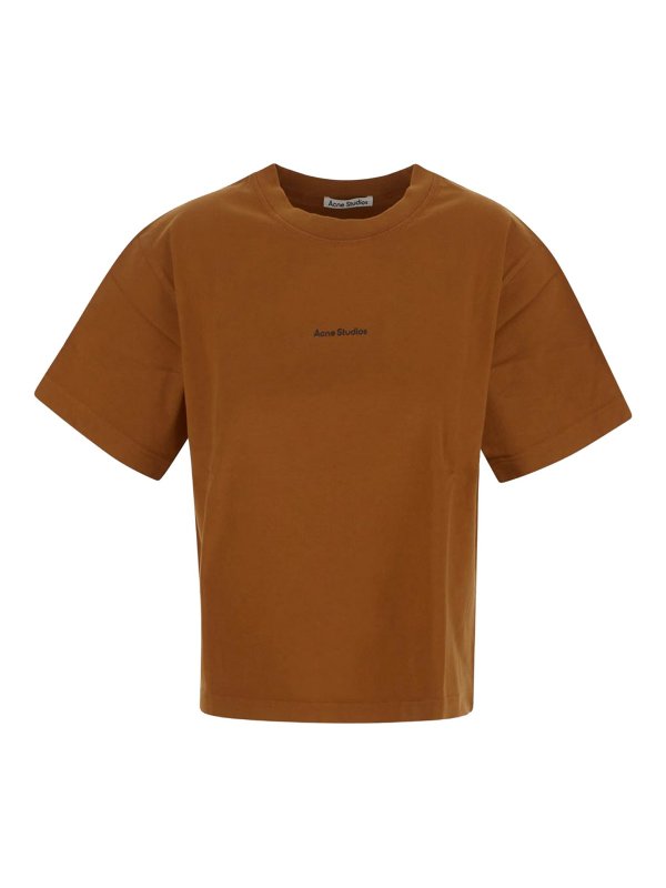 Acne Studios: T-shirts - T-Shirt - Orange