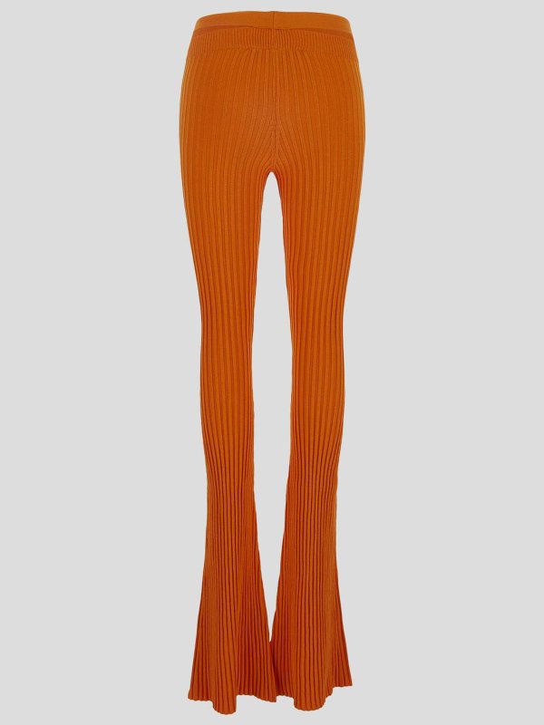 ANDREĀDAMO: casual trousers online - Flared trousers