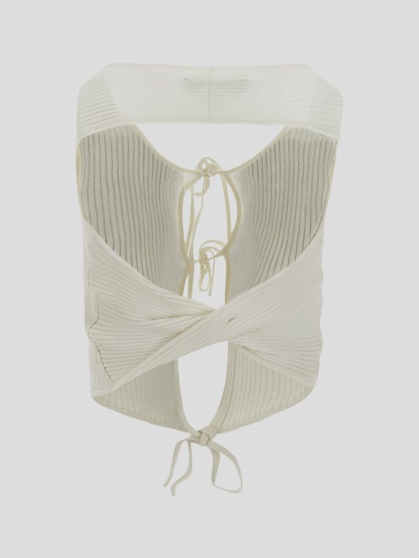 ANDREĀDAMO: Tops & Tank tops online - Crossed top