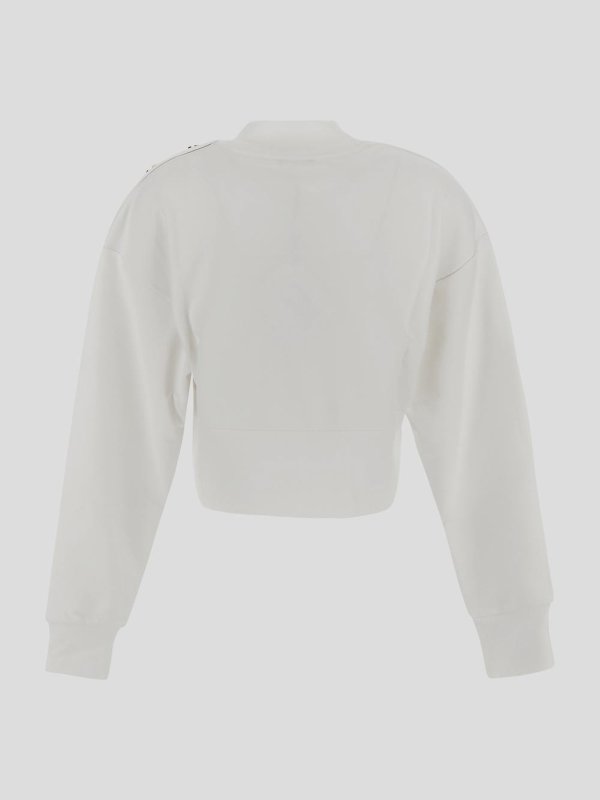 Balmain: Felpe e maglie online - Felpa cropped