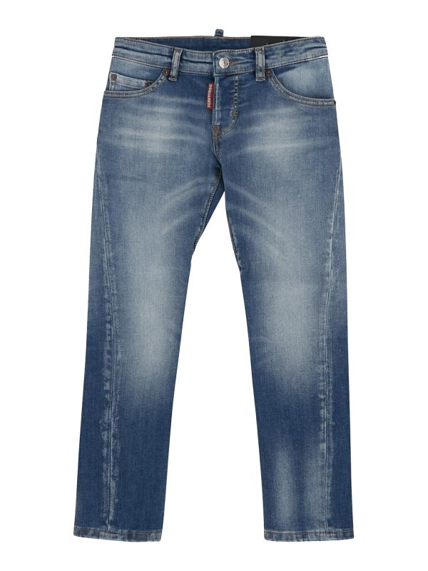 DSQUARED2: Straight Leg Jeans - Straight Leg Jeans - Blau