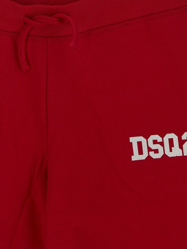 iKRIX DSQUARED2: Trousers Shorts - Dsquared2 kids red sweatshorts