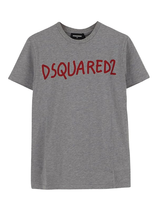DSQUARED2: T-shirts - T-Shirt - Gris
