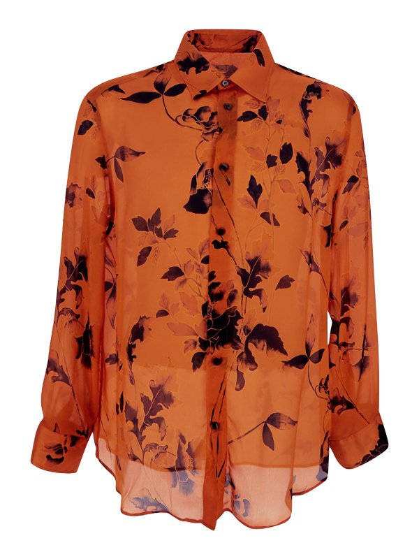 ETRO: Camisas - Camisa - Naranja