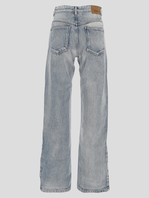 ISABEL MARANT: Jeans Rectos online - Vaqueros Rectos - Azul