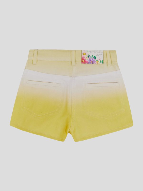 MONNALISA: トラウザーショーツ online - ショートパンツ - イエロー