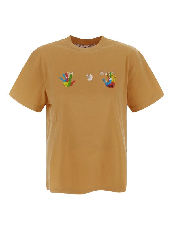 OFF-WHITE: Camisetas - Camiseta - Multicolor