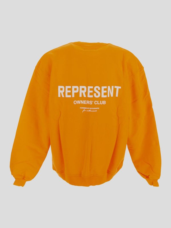 REPRESENT: Sweatshirts & Sweaters online - Represent orange sweatshirt