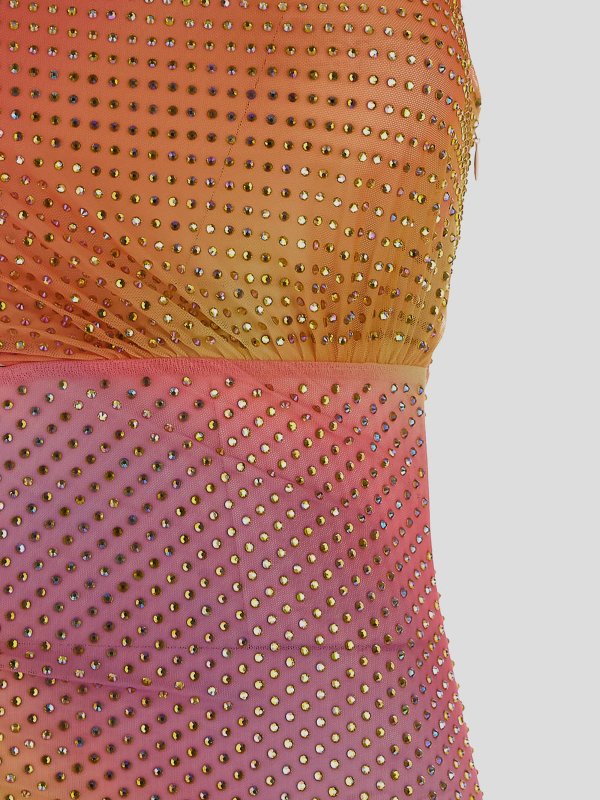 iKRIX Self Portrait: ニーレングスドレス - 膝丈ドレス - マルチカラー