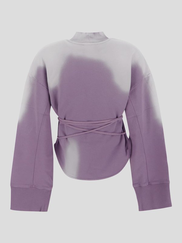 The Attico: shirts online - The attico lilac sweatshirt
