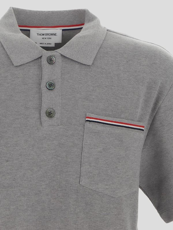 iKRIX THOM BROWNE: Poloshirts - Poloshirt - Grau