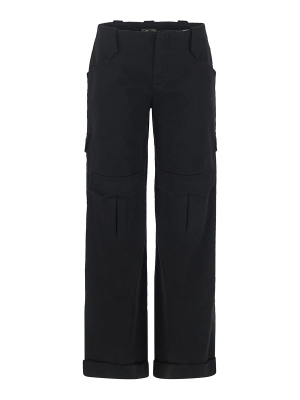 TOM FORD: Pantalones casual - Pantalón Casual - Negro