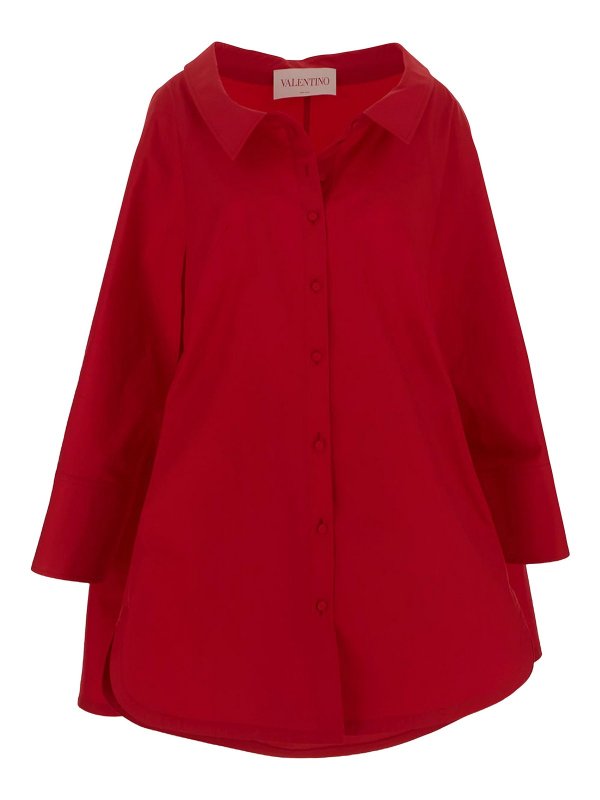 VALENTINO: Hemden - Hemd - Rot