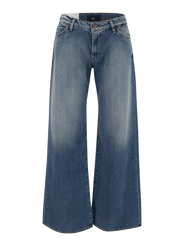 3X1: Jeans Rectos - Vaqueros Rectos - Azul