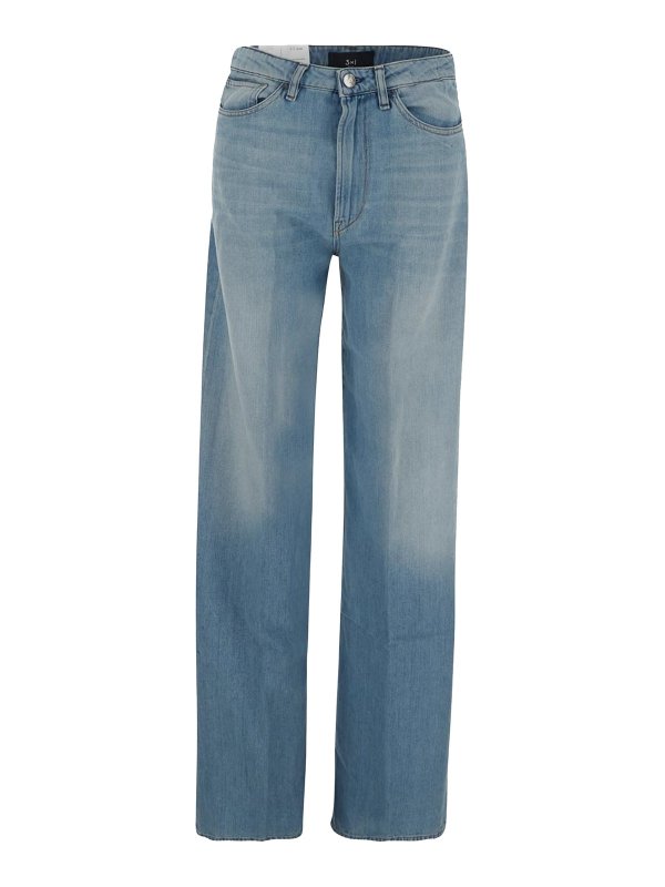 3X1: straight leg jeans - 3x1 reef flip jeans