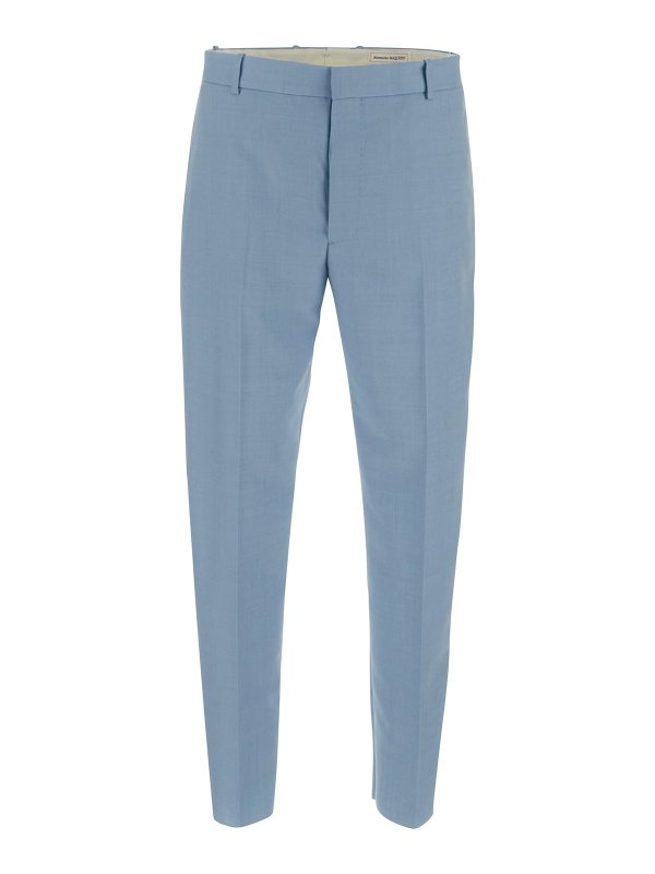 ALEXANDER MCQUEEN: casual trousers -  tailored cigarette trousers