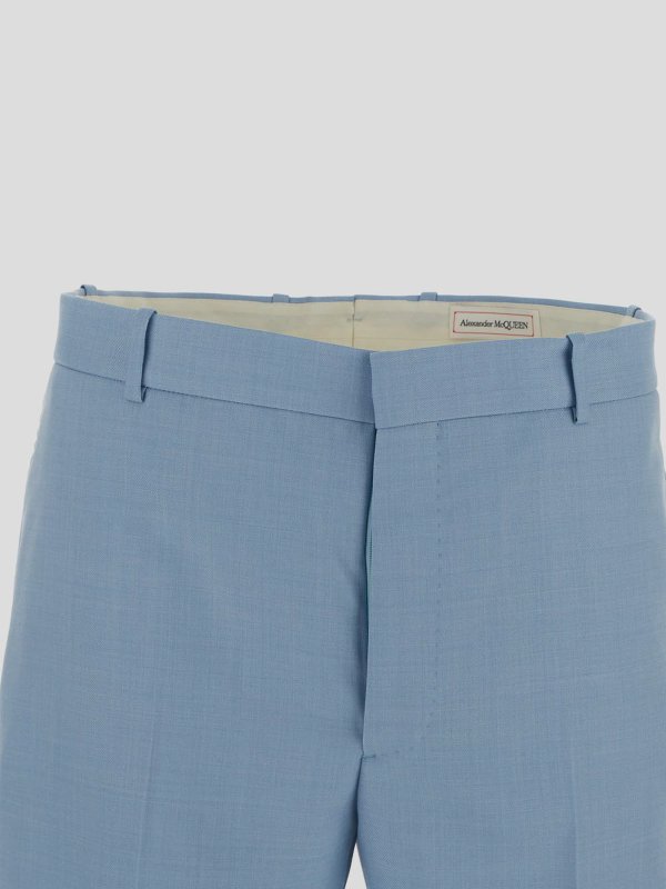 iKRIX ALEXANDER MCQUEEN: casual trousers -  tailored cigarette trousers