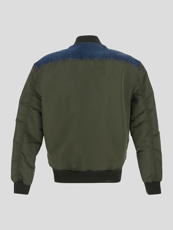 ALEXANDER MCQUEEN: ボンバージャケット online - ボンバージャケット - ダークグリーン