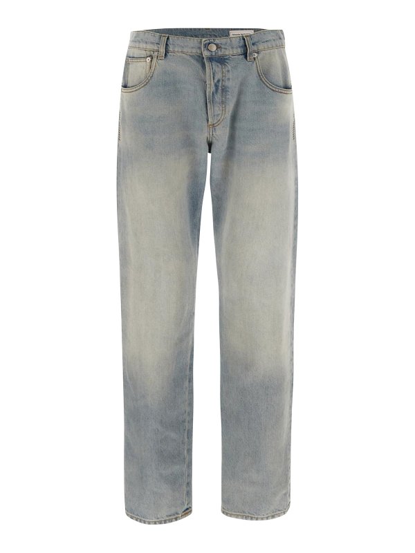 ALEXANDER MCQUEEN: jeans dritti, a sigaretta - Jeans