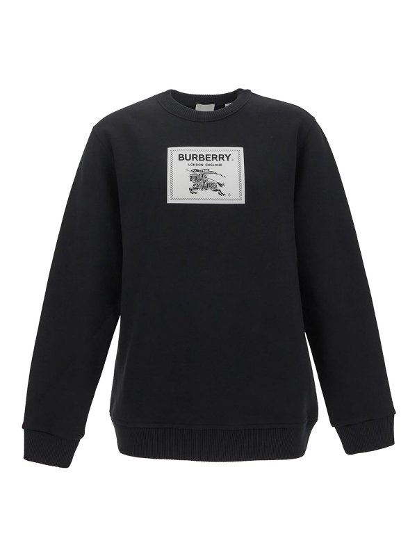 BURBERRY: Sweatshirts und Pullover - Sweatshirt - Schwarz