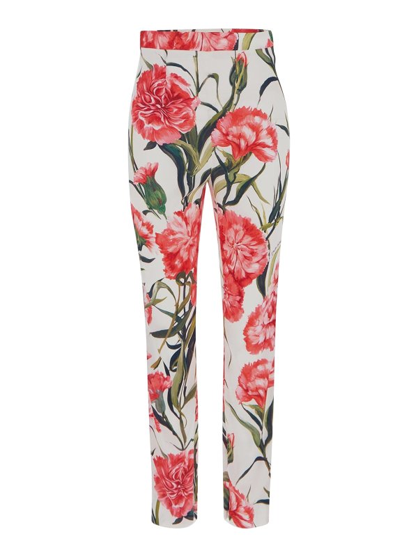 DOLCE & GABBANA: casual trousers - Carnation trousers
