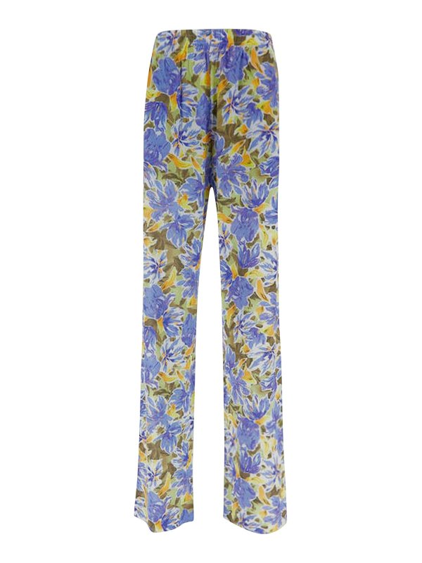 DRIES VAN NOTEN: casual trousers - Multicolour trousers