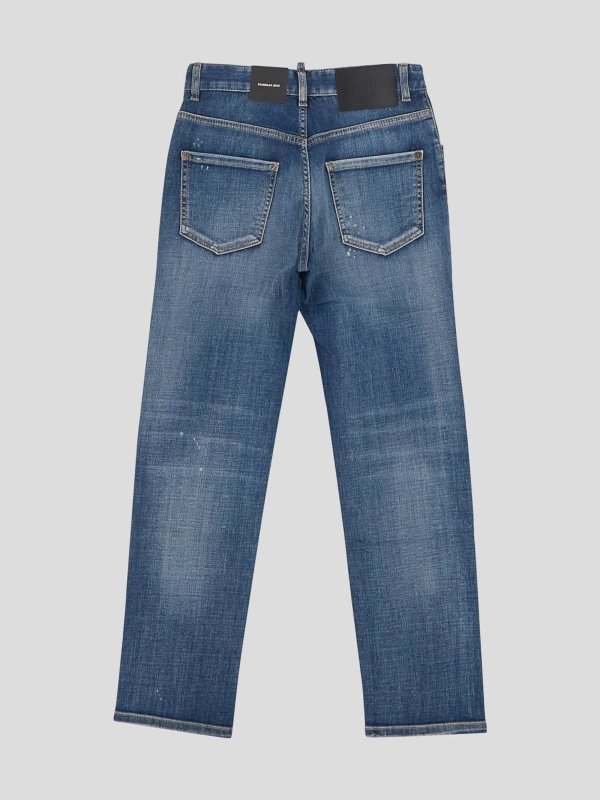 DSQUARED2: jeans dritti, a sigaretta online - Jeans