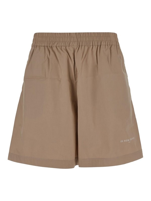 IH NOM UH NIT: トラウザーショーツ - ショートパンツ - ベージュ